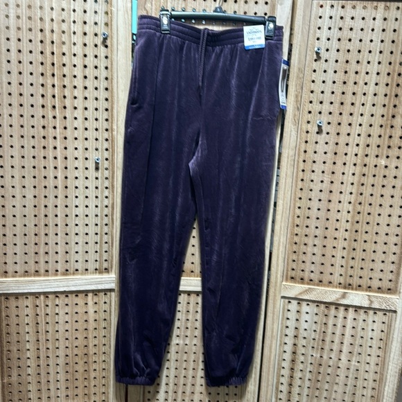 Lazypants Womens Heavyweight High Rise Velour Joggers NWT - Picture 4 of 6